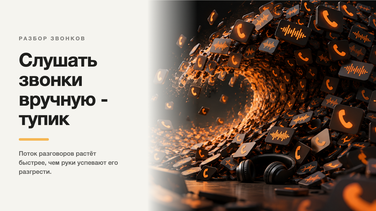 Как контролировать отдел продаж, не слушая звонки вручную