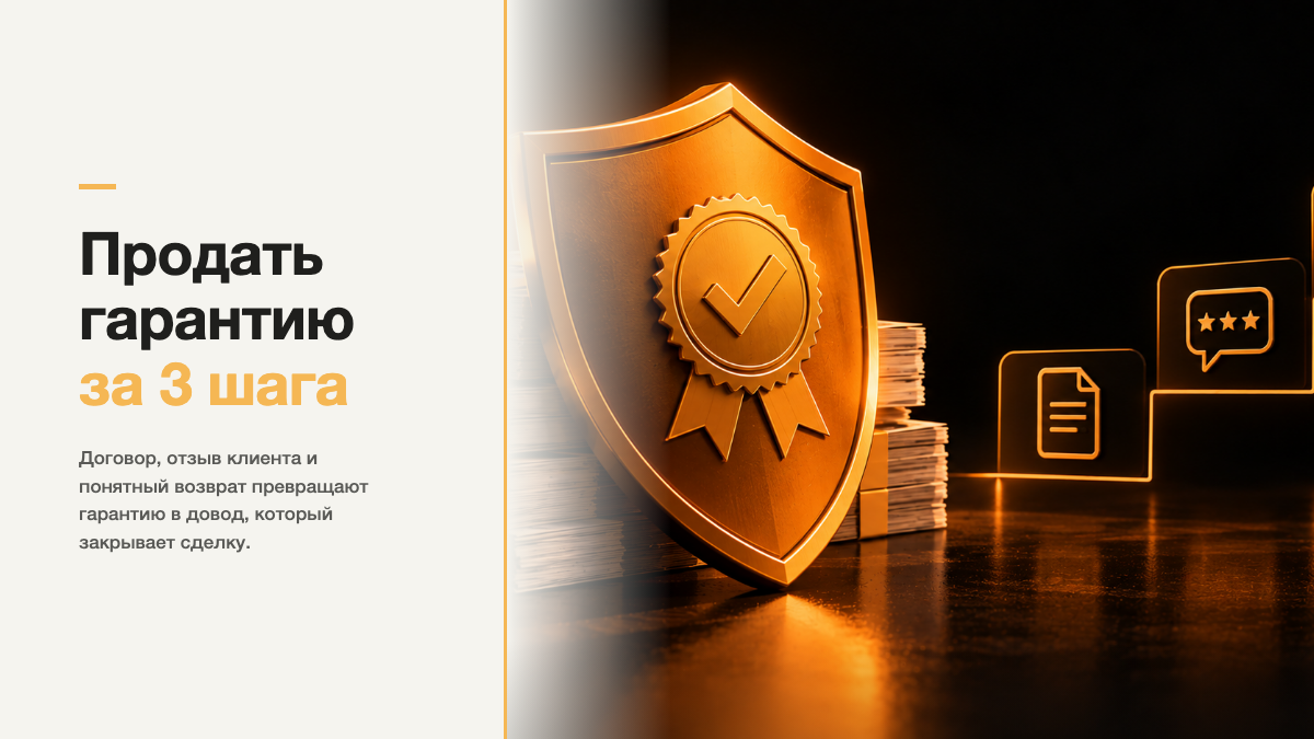 Клиент 45+ боится отдать деньги: как продать ему гарантию?