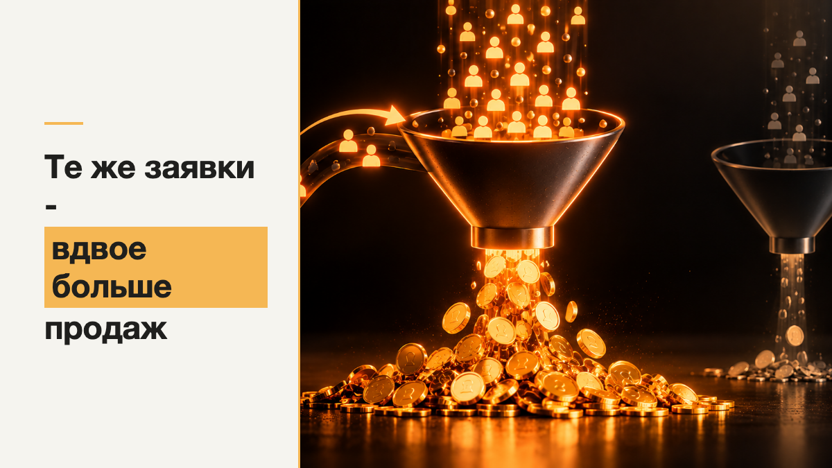 Как удвоить продажи, не увеличивая количество заявок?